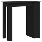 Table de bar avec étagère de rangement - Design moderne pour salle à manger et cuisine