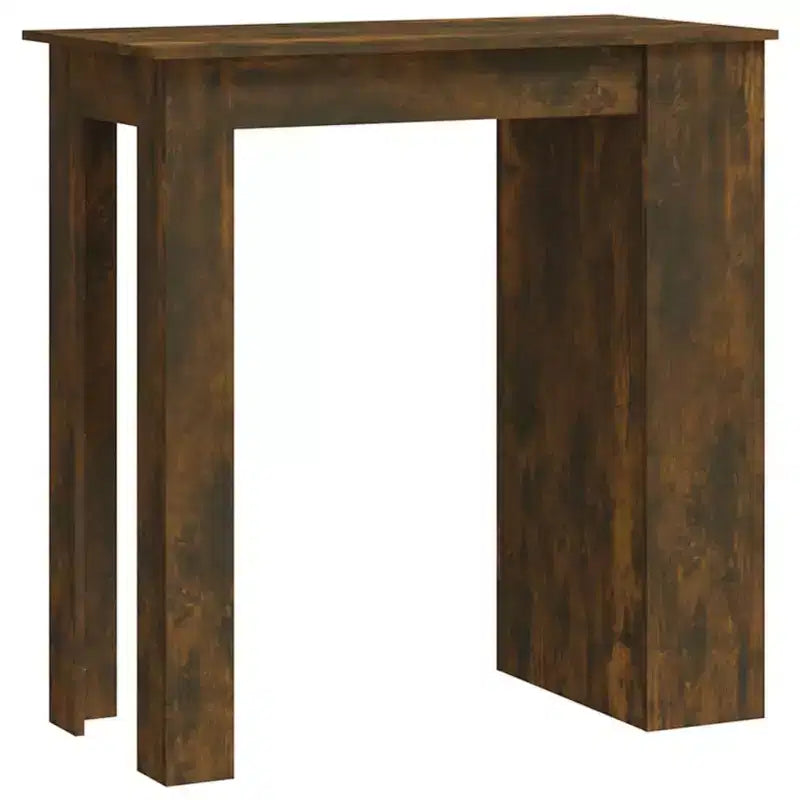 Table de bar avec étagère de rangement - Design moderne pour salle à manger et cuisine