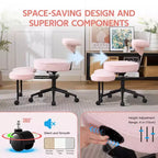 Chaise de bureau ergonomique pour s'asseoir en tailleur, chaise de méditation pivotante à 360°, chaises de bureau à genoux réglables en hauteur, pour la maison