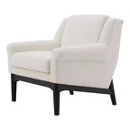 Fauteuil d'appoint Polibi avec accoudoirs évasés