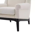 Fauteuil d'appoint Polibi avec accoudoirs évasés