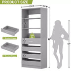 Armoire de cuisine Besiost 80H avec tiroirs