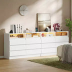 Commode moderne à 6 tiroirs, commodes d'appoint, pour chambre, salon, entrée