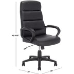 Chaise de bureau réglable Victoria - Noir - SEI