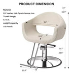 Fauteuil de salon de coiffure Karl Home avec motif de losanges saisissant et assise extra large