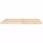 vidaXL Cadre de lit au sol Naturel 213,5 x 104 x 9 cm Bois de pin massif