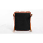 ModernLuxe Fauteuil d'appoint rembourré, Fauteuil simple, Fauteuil ergonomique, Fauteuil de lecture rembourré, Fauteuil de loisirs, Chenille