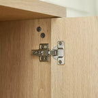 GDFStudio Aleksander Buffet moderne en bois de 170 cm avec 4 portes et charnières à fermeture douce