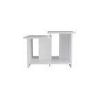 Jolis petits jouets de la marque FM FURNITURE Table basse Naco avec rangement ouvert, finition mélaminée