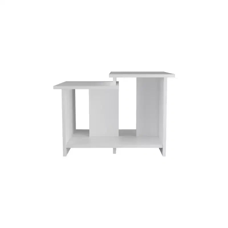 Jolis petits jouets de la marque FM FURNITURE Table basse Naco avec rangement ouvert, finition mélaminée