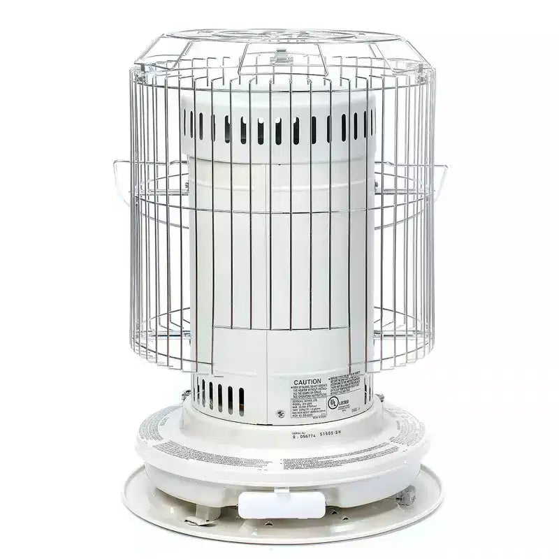 Sengoku CV 23K KeroHeat Chauffage d'appoint à convection au kérosène, efficace, portable, pour intérieur et extérieur, avec arrêt automatique de sécurité, 23 500 BTU, blanc