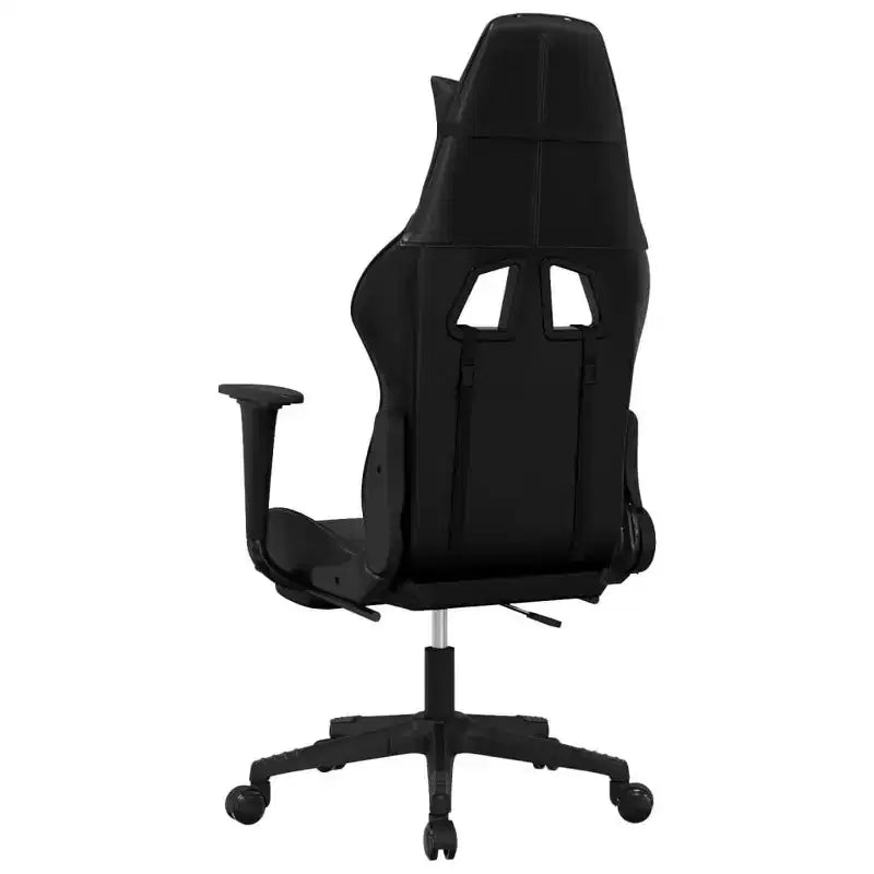 vidaXL Chaise de jeu similicuir noir et vert, métal, contreplaqué, mousse