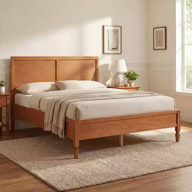 Christopher Knight Home Kesia — Cadre de lit moderne en bois avec tête de lit
