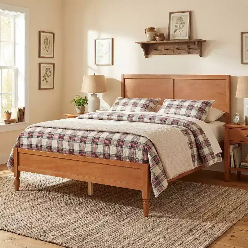 Christopher Knight Home Kesia Modern Wooden Bed Frame with Headboard