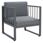 SAFAVIEH Ensemble de salon d'extérieur Holyoke 4 pièces - 49L x 25P x 28H