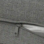 Polytrends Sectionnel de patio sans fin 5 pièces avec cadre gris et sièges profonds