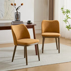 Chaises de salle à manger tapissées (lot de 2)