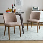 Chaises de salle à manger tapissées (lot de 2)
