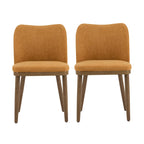 Chaises de salle à manger tapissées (lot de 2)