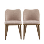 Chaises de salle à manger tapissées (lot de 2)