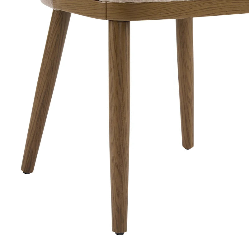 Chaises de salle à manger tapissées (lot de 2)