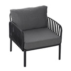Christopher Knight Home - Canapé d'angle d'extérieur 5 places Ashton avec deux tables basses, assise profonde et coussins moelleux