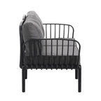 Christopher Knight Home - Canapé d'angle d'extérieur 5 places Ashton avec deux tables basses, assise profonde et coussins moelleux