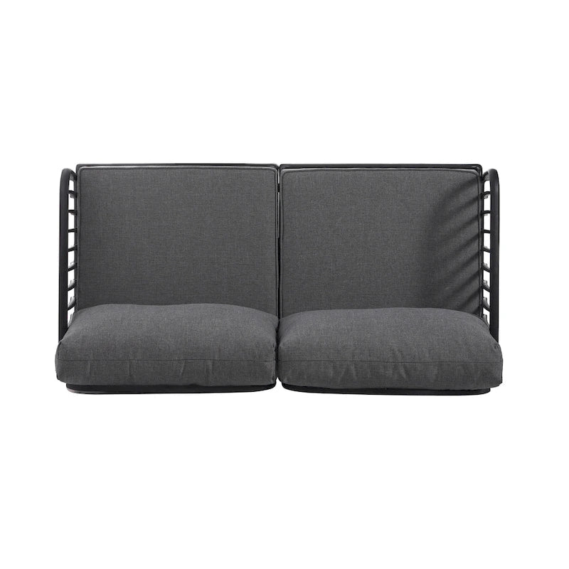 Christopher Knight Home - Ashton 5-Piece Outdoor Patio Sectional with Two Coffee Tables, Deep Seating and Plush Cushions