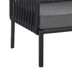 Christopher Knight Home - Canapé d'angle d'extérieur 5 places Ashton avec deux tables basses, assise profonde et coussins moelleux