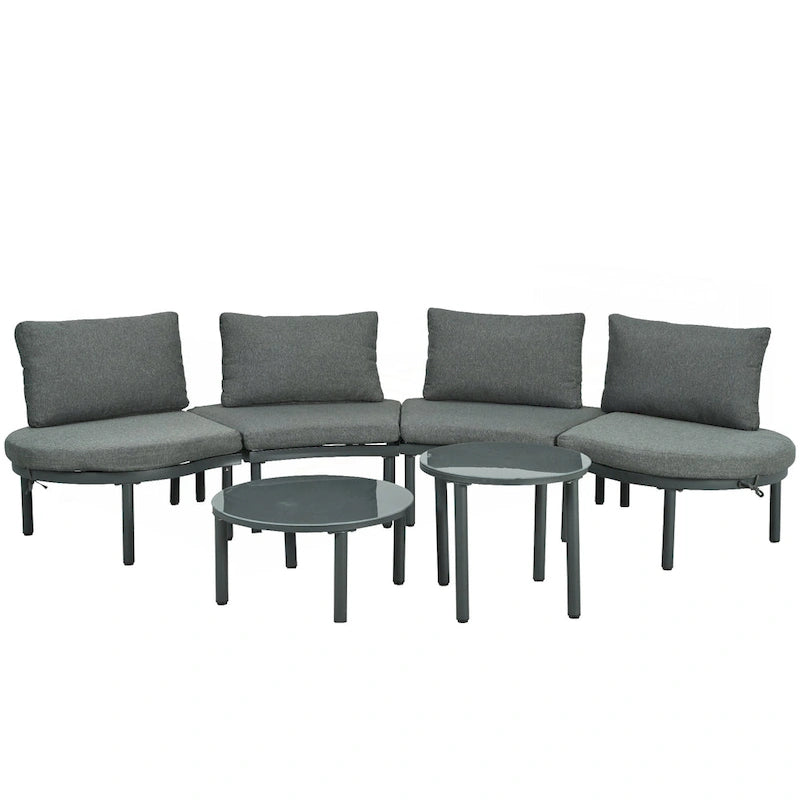 Ensemble de 6 meubles de patio/salon de jardin