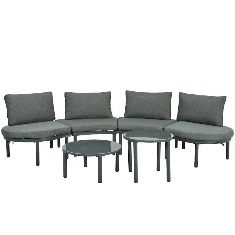 6-Piece Patio Sofa Furniture Set