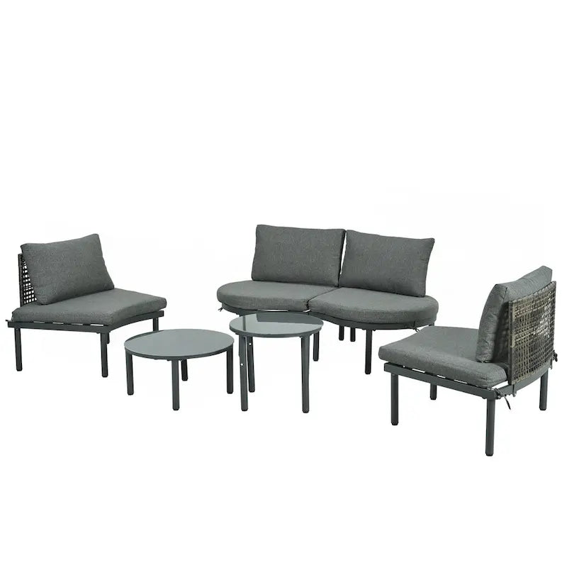 6-Piece Patio Sofa Furniture Set