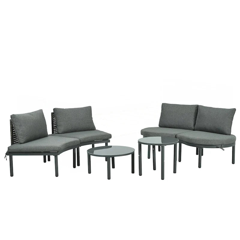 6-Piece Patio Sofa Furniture Set