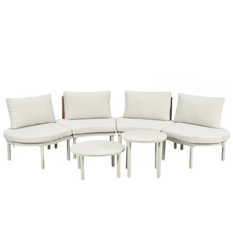 6-Piece Patio Sofa Furniture Set