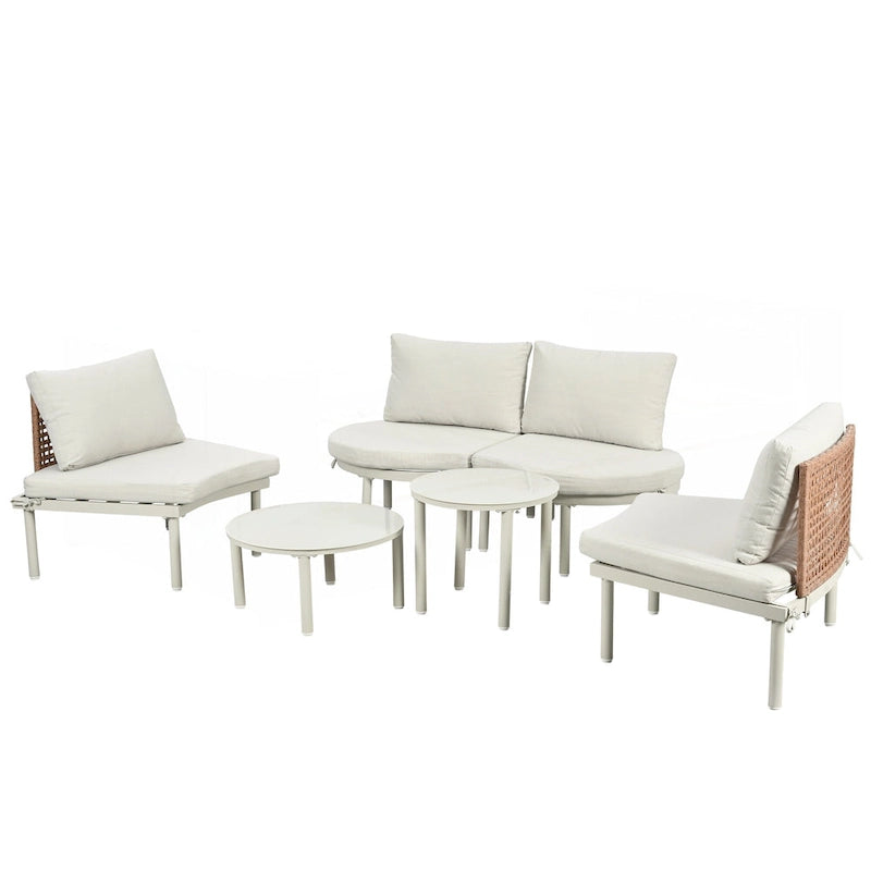 Ensemble de 6 meubles de patio/salon de jardin