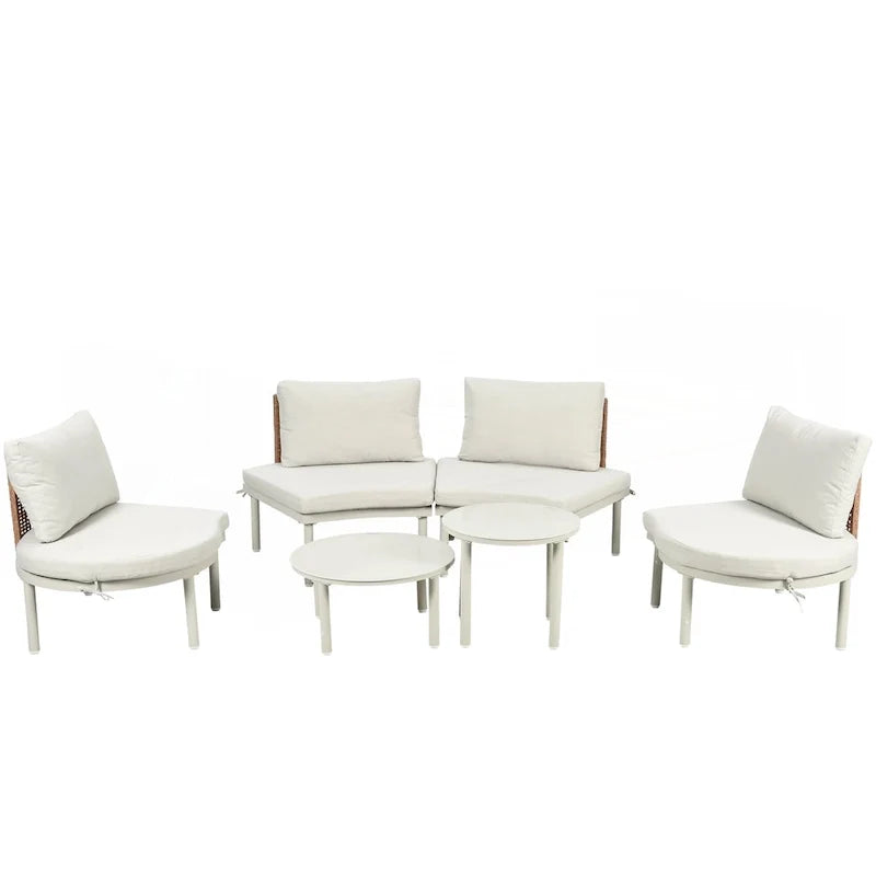 6-Piece Patio Sofa Furniture Set