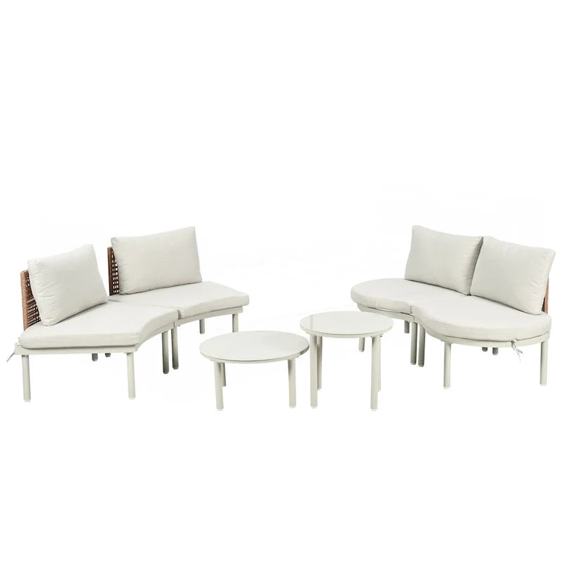 6-Piece Patio Sofa Furniture Set