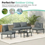 Ensemble de 6 meubles de patio/salon de jardin