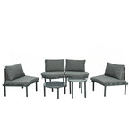 Ensemble de 6 meubles de patio/salon de jardin