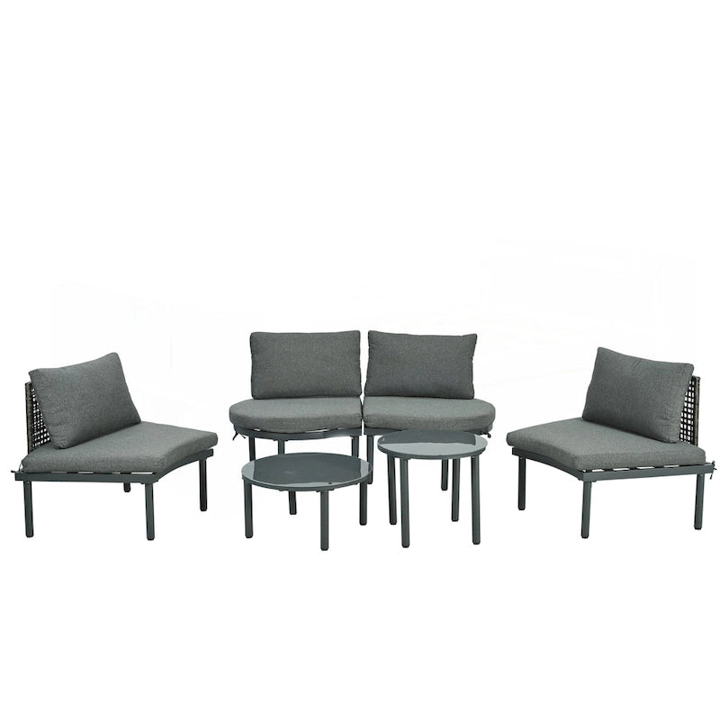 Ensemble de 6 meubles de patio/salon de jardin