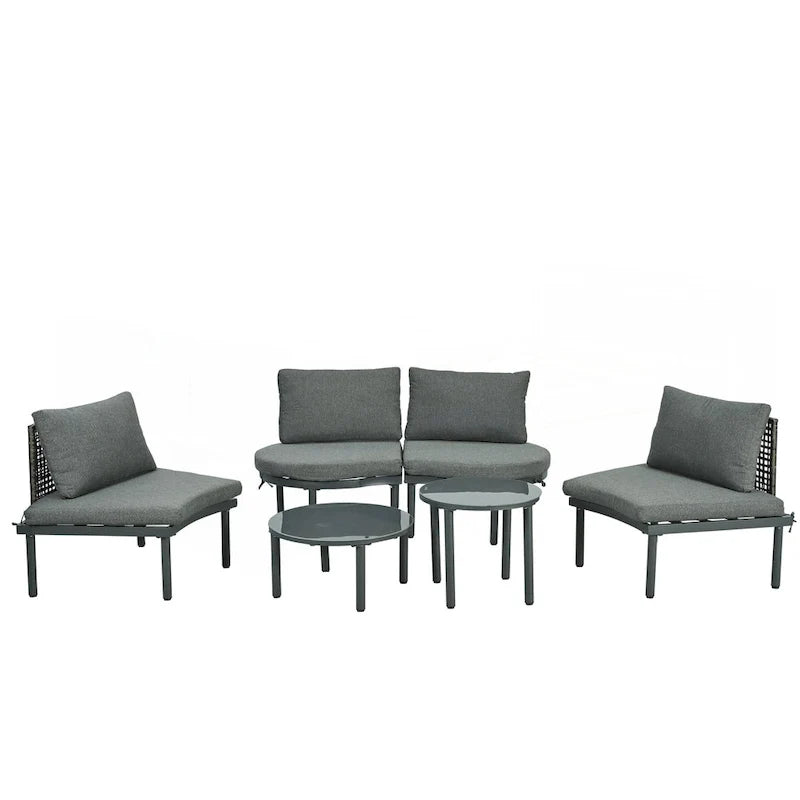 6-Piece Patio Sofa Furniture Set