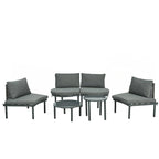 6-Piece Patio Sofa Furniture Set
