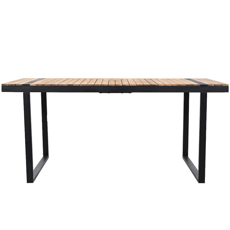 Ensemble de salle à manger d'extérieur 7 pièces avec table et chaises de patio et coussins amovibles