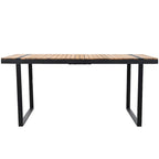Ensemble de salle à manger d'extérieur 7 pièces avec table et chaises de patio et coussins amovibles