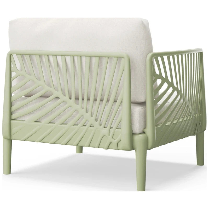 Sectionnel de patio extérieur Frond and Form 6 places avec coussins