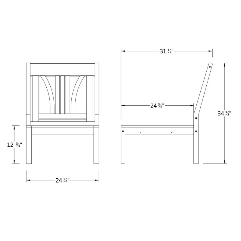 Cambridge Casual Lowell 6-piece Teak Patio Sectional Set with Cushion