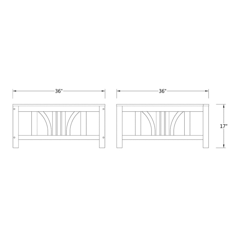 Ensemble sectionnel de patio en teck Cambridge Casual Lowell 6 pièces avec coussins