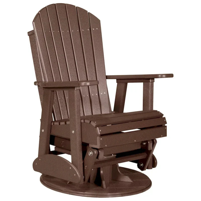 Fauteuil planeur pivotant Adirondack en polybois