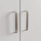 Armoire de chambre autonome à 2 portes avec tringle à vêtements
