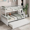 Lit superposé Gymax double sur grand avec lit gigogne double convertible